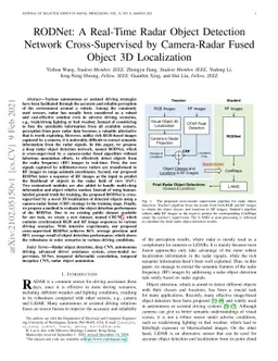 RODNet: A Real-Time Radar Object Detection Network Cross-Supervised by
  Camera-Radar Fused Object 3D Localization