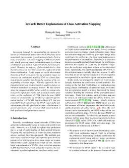 Towards Better Explanations of Class Activation Mapping