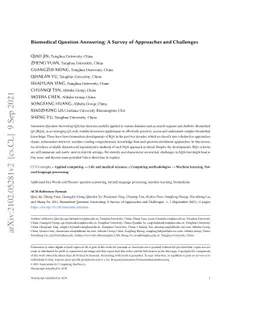 Biomedical Question Answering: A Survey of Approaches and Challenges