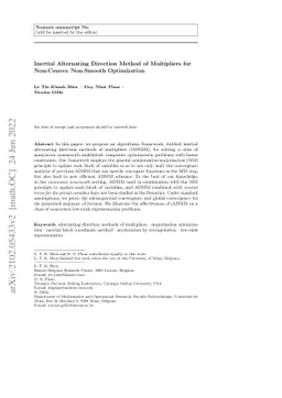 A Framework of Inertial Alternating Direction Method of Multipliers for
  Non-Convex Non-Smooth Optimization