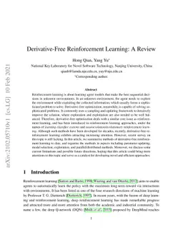 Derivative-Free Reinforcement Learning: A Review