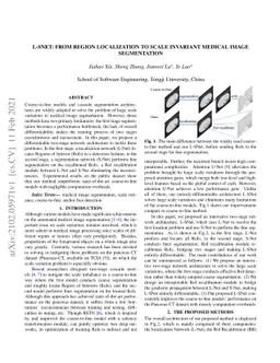 L-SNet: from Region Localization to Scale Invariant Medical Image
  Segmentation
