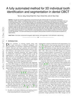 A fully automated method for 3D individual tooth identification and
  segmentation in dental CBCT