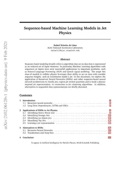 Sequence-based Machine Learning Models in Jet Physics