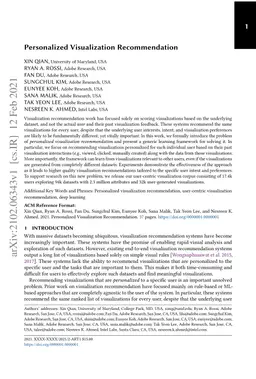 Personalized Visualization Recommendation