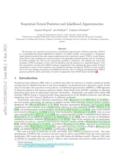 Sequential Neural Posterior and Likelihood Approximation