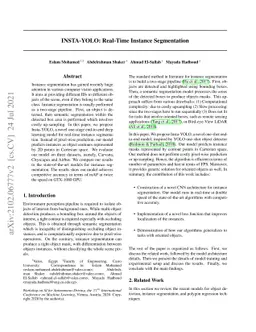 INSTA-YOLO: Real-Time Instance Segmentation