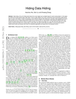 Hiding Data Hiding