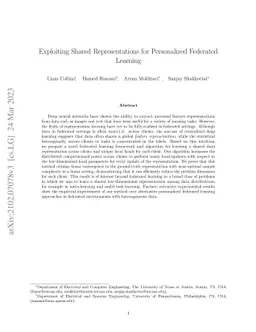 Exploiting Shared Representations for Personalized Federated Learning