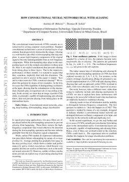 How Convolutional Neural Networks Deal with Aliasing