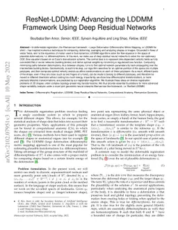 ResNet-LDDMM: Advancing the LDDMM Framework using Deep Residual Networks