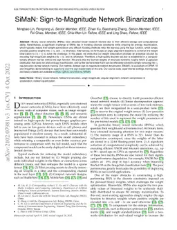 SiMaN: Sign-to-Magnitude Network Binarization