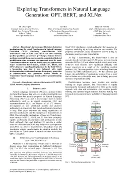 Exploring Transformers in Natural Language Generation: GPT, BERT, and
  XLNet