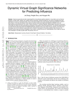 Dynamic Virtual Graph Significance Networks for Predicting Influenza