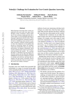 NoiseQA: Challenge Set Evaluation for User-Centric Question Answering