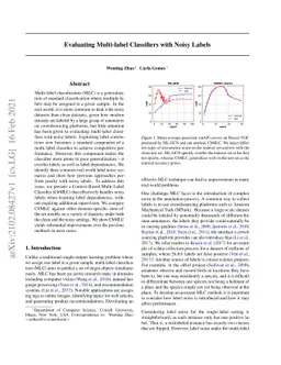 Evaluating Multi-label Classifiers with Noisy Labels