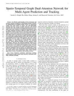 Spatio-Temporal Graph Dual-Attention Network for Multi-Agent Prediction
  and Tracking