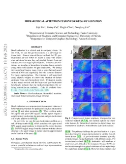 Hierarchical Attention Fusion for Geo-Localization