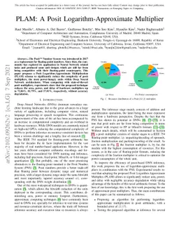 PLAM: a Posit Logarithm-Approximate Multiplier
