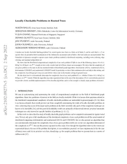 Locally Checkable Problems in Rooted Trees