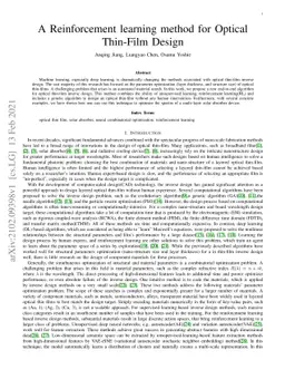 A Reinforcement learning method for Optical Thin-Film Design