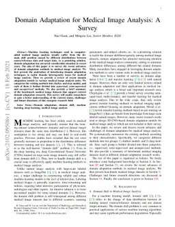 Domain Adaptation for Medical Image Analysis: A Survey
