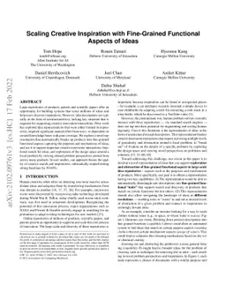 Scaling Creative Inspiration with Fine-Grained Functional Aspects of
  Ideas