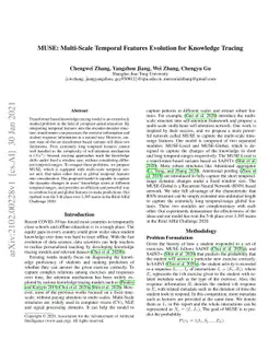 MUSE: Multi-Scale Temporal Features Evolution for Knowledge Tracing