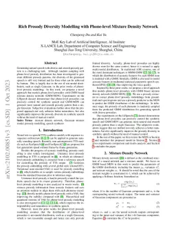 Rich Prosody Diversity Modelling with Phone-level Mixture Density
  Network