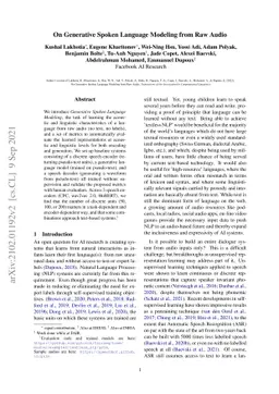 Generative Spoken Language Modeling from Raw Audio