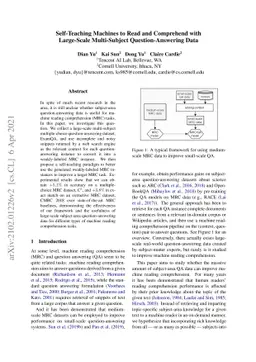 Self-Teaching Machines to Read and Comprehend with Large-Scale
  Multi-Subject Question-Answering Data