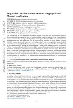 Progressive Localization Networks for Language-based Moment Localization