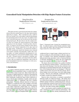 Generalized Facial Manipulation Detection with Edge Region Feature
  Extraction