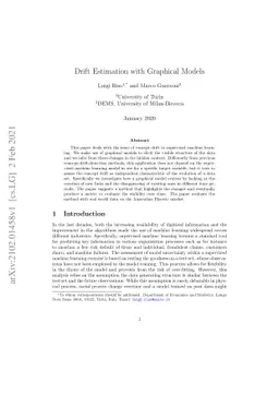 Drift Estimation with Graphical Models