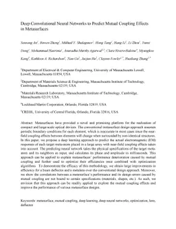 Deep Convolutional Neural Networks to Predict Mutual Coupling Effects in
  Metasurfaces