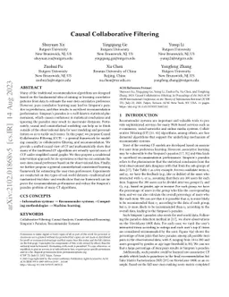 Causal Collaborative Filtering