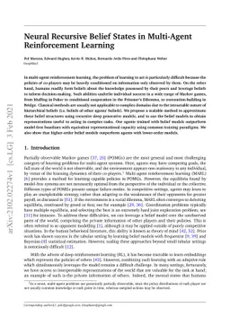 Neural Recursive Belief States in Multi-Agent Reinforcement Learning