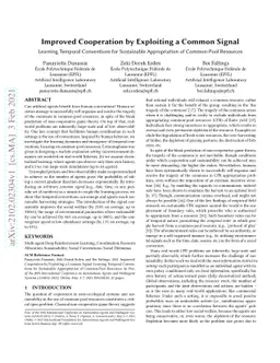 Improved Cooperation by Exploiting a Common Signal