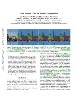 Active Boundary Loss for Semantic Segmentation