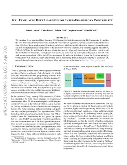 Ivy: Templated Deep Learning for Inter-Framework Portability