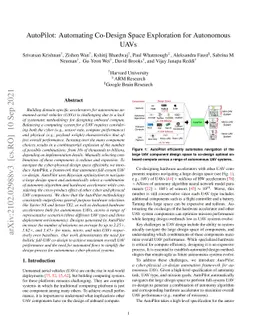 AutoPilot: Automating SoC Design Space Exploration for SWaP Constrained
  Autonomous UAVs