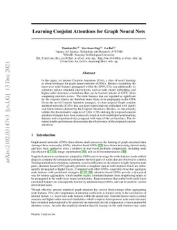 Learning Conjoint Attentions for Graph Neural Nets