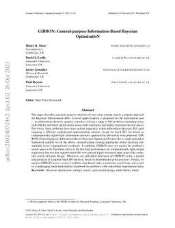 GIBBON: General-purpose Information-Based Bayesian OptimisatioN
