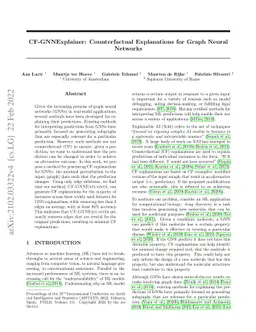 CF-GNNExplainer: Counterfactual Explanations for Graph Neural Networks