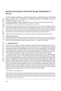 Machine Learning for Electronic Design Automation: A Survey