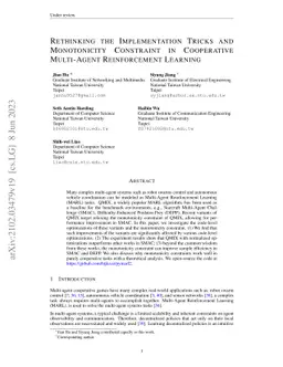 Rethinking the Implementation Tricks and Monotonicity Constraint in
  Cooperative Multi-Agent Reinforcement Learning
