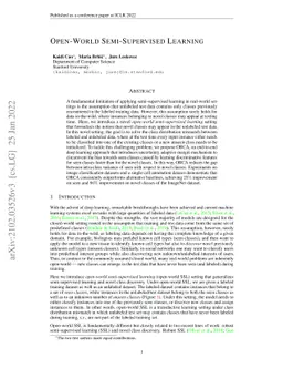 Open-World Semi-Supervised Learning