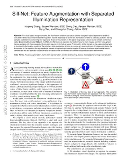 Sill-Net: Feature Augmentation with Separated Illumination
  Representation