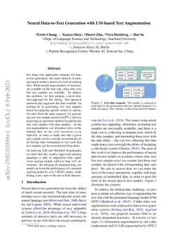 Neural Data-to-Text Generation with LM-based Text Augmentation