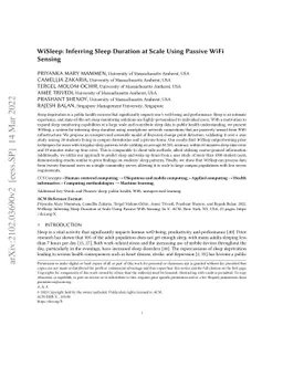 WiSleep: Inferring Sleep Duration at Scale Using Passive WiFi Sensing